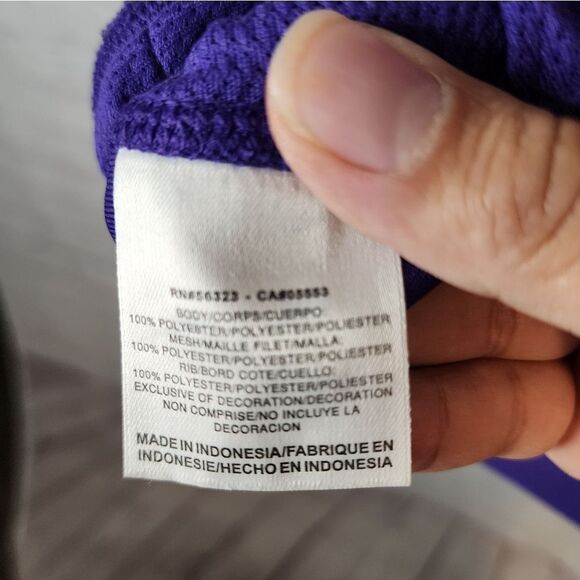 Men's Nike Dri-Fit "LSU" full zip turtleneck fleece sweater, size XL - Picture 3 of 4